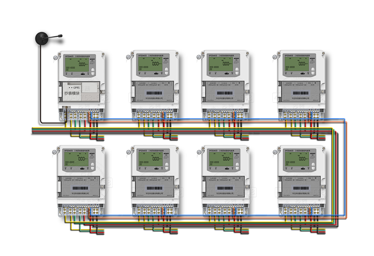 接線圖—集中器模塊內置版